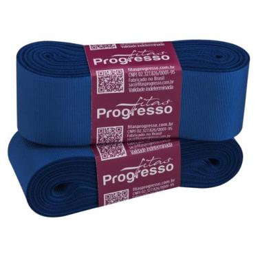 Imagem de Fita de Gorgurão Progresso 38mm Nº9 c/ 10 Metros Azul Royal