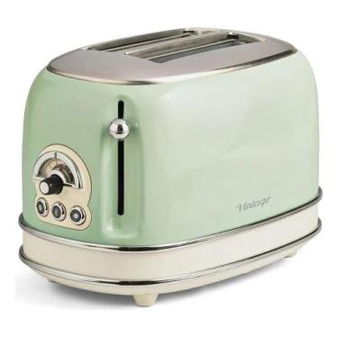 Imagem de Torradeira Elétrica Ariete Vintage Verde 6 Níveis 750w, 220V