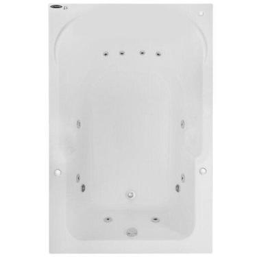 Imagem de Banheira Hidromassagem Astra Double Capri Luxo 170CMX110CMX43CM - 04 J
