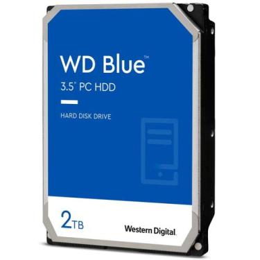 Imagem de HD 2TB SATA 3 - 5400RPM - 256MB Cache - Western Digital Blue - WD20EZA
