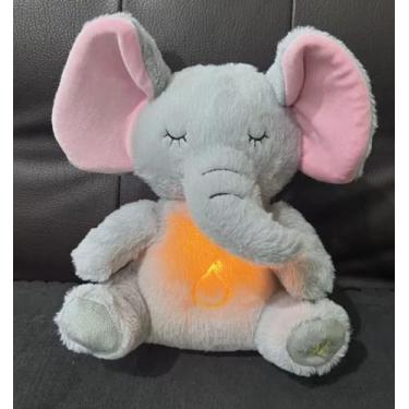 Imagem de Pelúcia Que Respira Com Som Elefante Pronta Entrega - BBLK