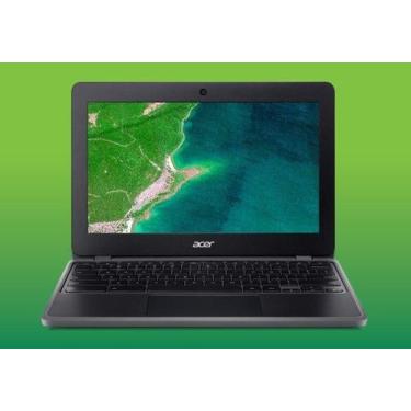 Imagem de Chromebook Acer C3D8 Celeron 4 64 NX.KEPAL.004, 64GB, Preto