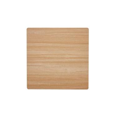 Imagem de Tampo MDF Quadrado 70x70cm Fratini, Madeira natural