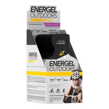 Imagem de Gel Energel Outdoors Cx 10 Sachês - Bodyaction Sabor Guaraná - Congrat