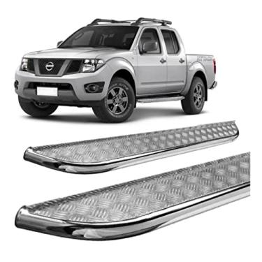 Imagem de Estribo Frontier ate 2008 a 2016 chapa de aço Cromado