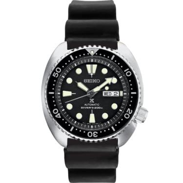 Imagem de Seiko SRPE93 Prospex Relógio masculino preto, 45 mm, aço inoxidável