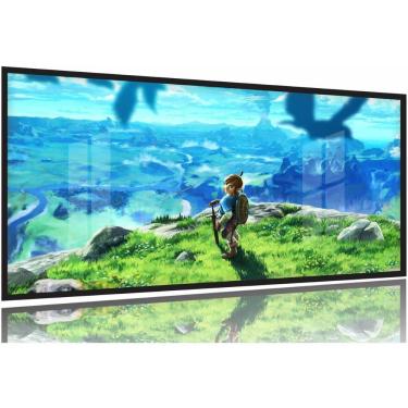 Imagem de Quadro Decorativos Legends of Zelda 130x60 Moldura Preta 2x2