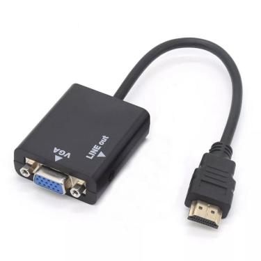 Imagem de Hdmi X Vga com áudio Adaptador