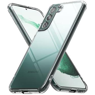 Imagem de Ringke Capa Fusion compatível com Samsung Galaxy S22 Plus 5G (2022), parte traseira rígida antiamarelamento transparente com proteção à prova de choque para S22 Plus de 6,6 polegadas - transparente