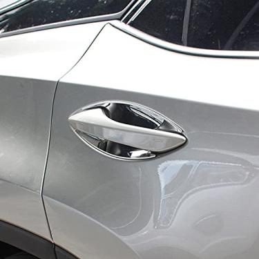 Imagem de JIERS Para Lexus NX 200t 300h 2015-2017, suporte de maçaneta de porta cromada tigela copo tampa de cavidade adesivo de acabamento acessório de estilo de carro
