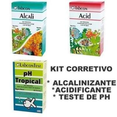 Imagem de Alcon Kit Corretivo Acid + Alcali + Teste Ph 15Ml