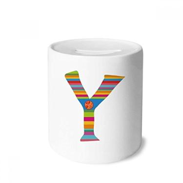 Imagem de DIYthinker Y alfabeto laranja fruta linda caixa de dinheiro caixa de cerâmica porta-moedas presente de cofrinho