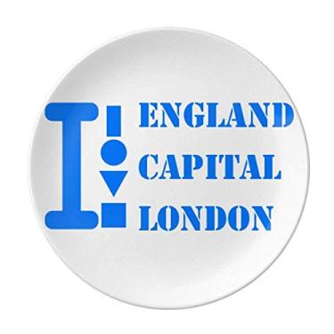 Imagem de Britain Capital London Prato Decorativo de Porcelana Salver Prato de Jantar