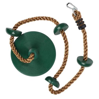 Imagem de M/P Corda de escalada para crianças, escada de corda de 2 m com plataformas de suporte de pé, balanço de árvore para crianças com mais de 4 anos de suporte de 200 kg, ideal para moldura de escalada, casa na árvore