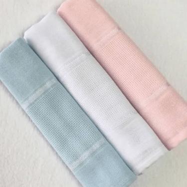 Imagem de Fralda de Boca Mabber para Ponto Cruz 100% Algodão - 30cm x 40cm