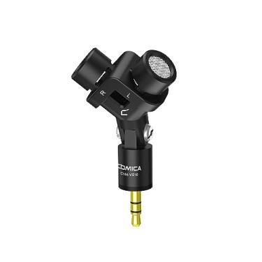 Imagem de Microfone Comica CVM-VS10 Mini Cardioide XY Estéreo para Câmeras e GoPro
