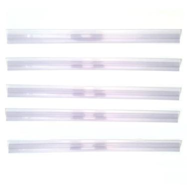 Imagem de Porta Etiqueta Bandeja Gondola LX 92 Cm Transparente Kit C30