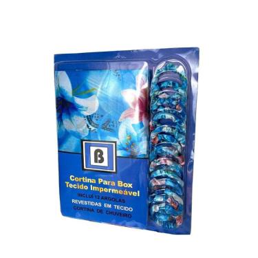 Imagem de Cortina Para Banheiro Box Estampada 1.80Cmx1.80Cm