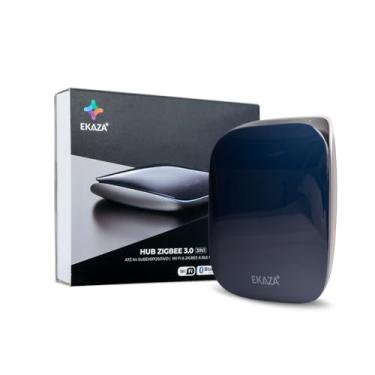 Imagem de EKAZA Hub Zigbee, Gateway, Zigbee + Wi-fi + Bluetooth, Compatível com Google Assistente e Alexa - EKAT-T3010M