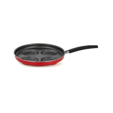 Imagem de Frigideira para Ovos Multiflon Gourmet com Revestimento Antiaderente Ultra 7 Vermelha - 26 cm