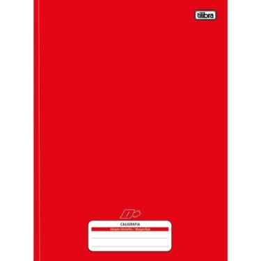 Imagem de Caderno De Caligrafia Brochura Universitário D+ Vermelho 96 Folhas - T