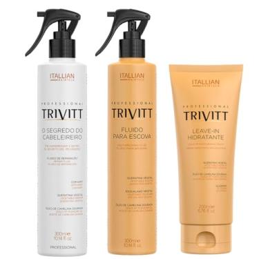 Imagem de Kit Trivitt 3pçs: O Segredo Cabeleireiro+ Fluido Escova+ Leave-in
