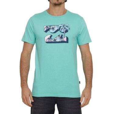 Imagem de Camiseta Billabong Crayon Wave Vi Masculina Verde
