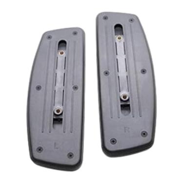 Imagem de Almencla 2 pçs cadeira de escritório substituição braço almofadas resistente à água substituir peças duráveis com furo de montagem peças da cadeira de jogos, Montagem Deslizante