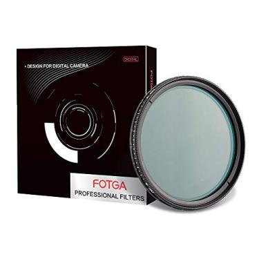 Imagem de Fotga Filtro de lente ND de densidade neutra variável MC Fader multi-revestimento ultrafino de 49 mm ND2 para ND8 ND16 ND32 ND64 ND400 com trava de posição, vidro óptico, moldura fosca de alumínio,