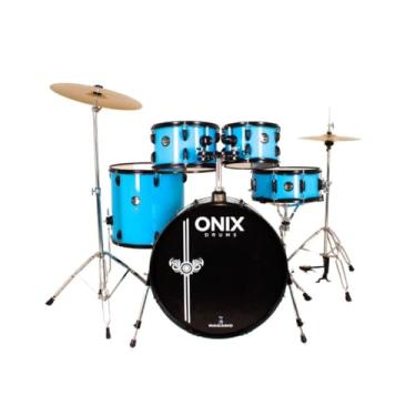 Imagem de Bateria Acústica Tagima Nagano Onix Skinny 20" Completa C/Banco