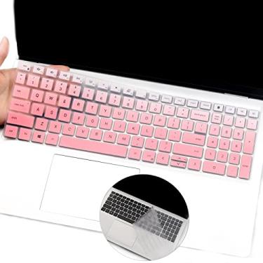 Imagem de 2 peças de capa de teclado para Dell Inspiron 15 3510 3511 3515 3520 3525 3530 3535 5510 5515 5518 15,6 / Dell Vostro 15 3510 3520 5520 5 510 5 515 15,6 / Latitude 3520 39.6 cm