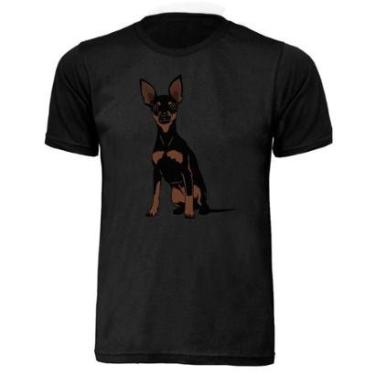Imagem de Camisa T-shirt Pinscher Pet Cachorro Unissex Infantil-Unissex
