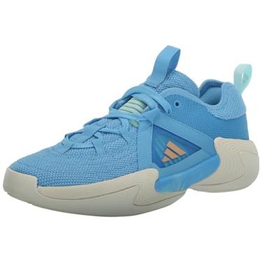 Imagem de adidas Tênis feminino Exhibit Select Mid, Semi Blue Burst/Halo Blush/Off White, 38