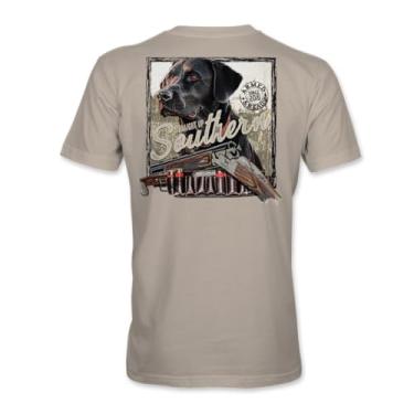 Imagem de Straight Up Southern Camiseta masculina preta de manga curta Lab Armed, Arena, M