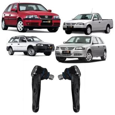 Imagem de 2 pivos suspensão gol g2 3 4 parati saveiro direção mecanica