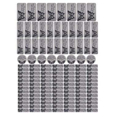 Imagem de Adesivo Etiqueta Escolar Personalizado Vinil Borboleta 129 UN