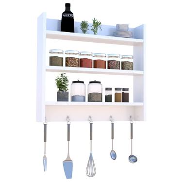 Imagem de Porta Temperos de parede com prateleiras porta condimentos