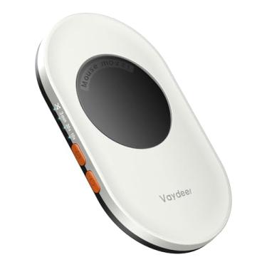 Imagem de Vaydeer Movedor de mouse ultrafino, Air 3 Mouse Jiggler com temporizador de intervalo ajustável, indetectável e sem ruído, simula movimento realista, agitador sem driver para manter o PC ativo (branco
