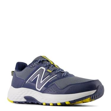 Imagem de New Balance Tênis de corrida masculino MT410V8 Trail, Nb azul marinho/cinza ártico/azul marinho, 11.5 X-Wide