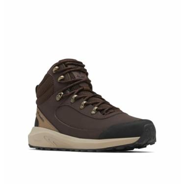 Imagem de Columbia Tênis masculino Trailstorm Peak Mid para caminhada, Cordovan/preto, 47