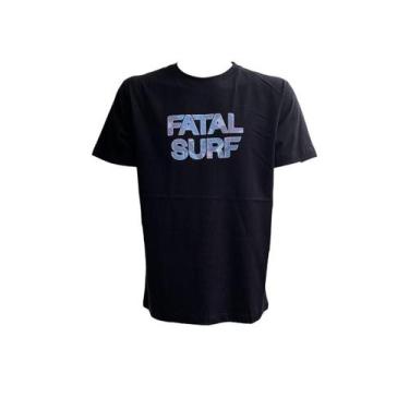 Imagem de Camiseta Masculina Estampada 100%Algodão Fatal Surf