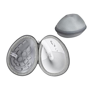Imagem de Anleo Estojo rígido de viagem para mouse ergonômico vertical Logitech Lift (cinza)