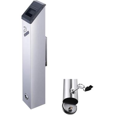 Imagem de Cinzeiro de parede em aço inoxidável Caixa de cigarros montada na parede Torre de descarte de cigarros para exterior, jardim, escritório, restaurantes, bares - Cinzeiro comercial