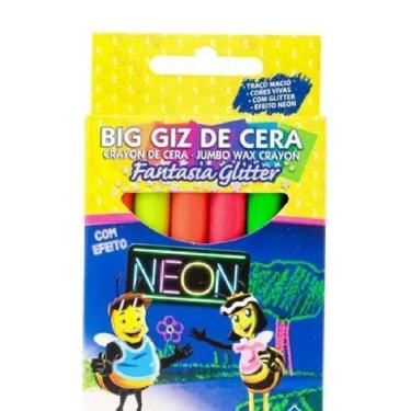 Imagem de Big Giz De Cera Neon 6 Cores