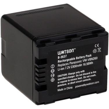 Imagem de Watson VW-VBN260 Bateria de íons de lítio (7,2 V, 2300 mAh) – Substituição para Panasonic VW-VBN260 Bateria Panasonic HC-X900, HC-X920, HDC-HS900, HDC-SD800, HDC-TM900