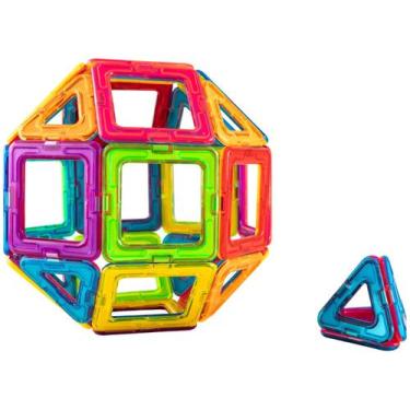 Imagem de Brinquedo Educativo De Montar Magnético - Formagnéticos 30 Peças Dican