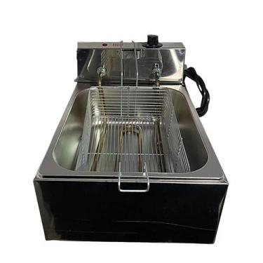 Imagem de Fritadeira Elétrica 5 Litros Inox Quadrada 220V Chalotte One, 220V