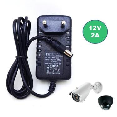 Imagem de Fonte 12v 2a estabilizada alimentação para eletrônicos fita LED câmera