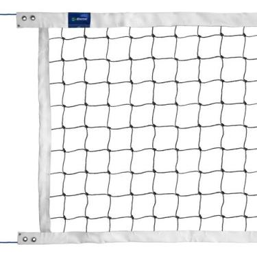 Imagem de Rede de Vôlei Profissional 4 Faixas de PVC Fio 4mm - Gismar Redes