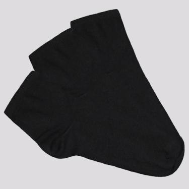 Imagem de Kit Meia Selene 3 Pares Cano Curto Feminino Preta, 34-39
